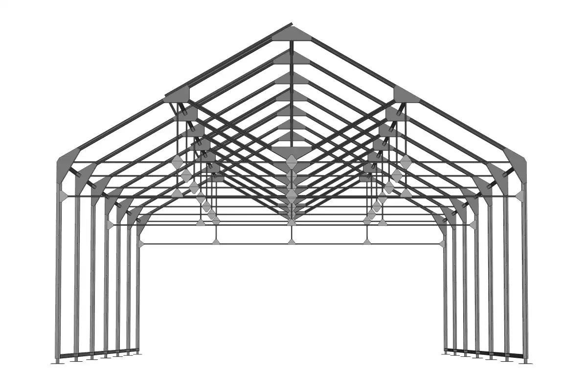 Greenhouse Steel Frame Manufacturer 05
